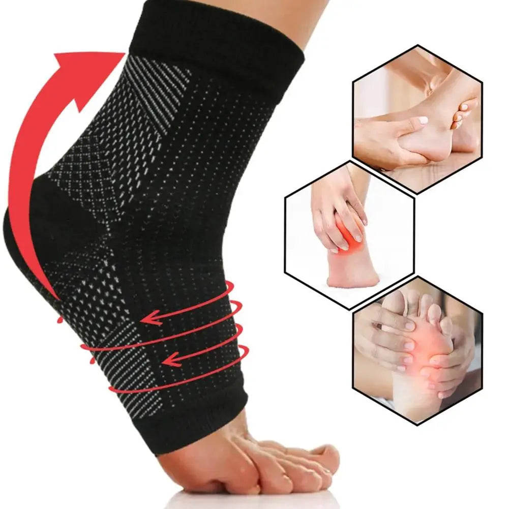 1Pair Neuropathy Socks, Ankle Brace Socks and Tendonitis Compression Socks, For Pain Relief and Plantar Fasciitis for Women Men