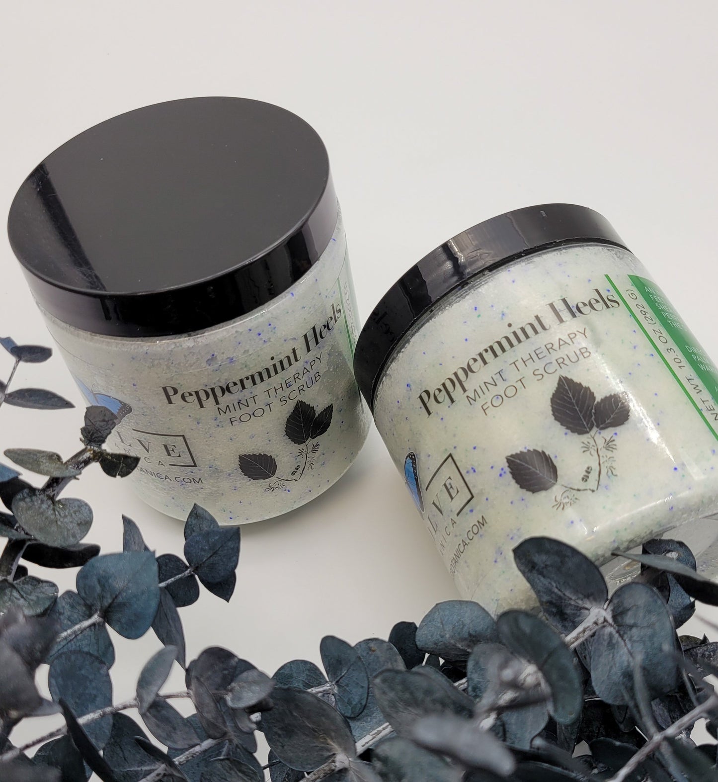 Peppermint Foot Scrub and Moisturizer