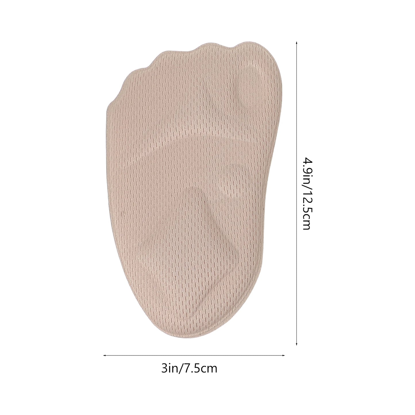 3 Pairs High Heels Sole Pad Foot Cushion Metatarsal Cushions Forefoot Black Man