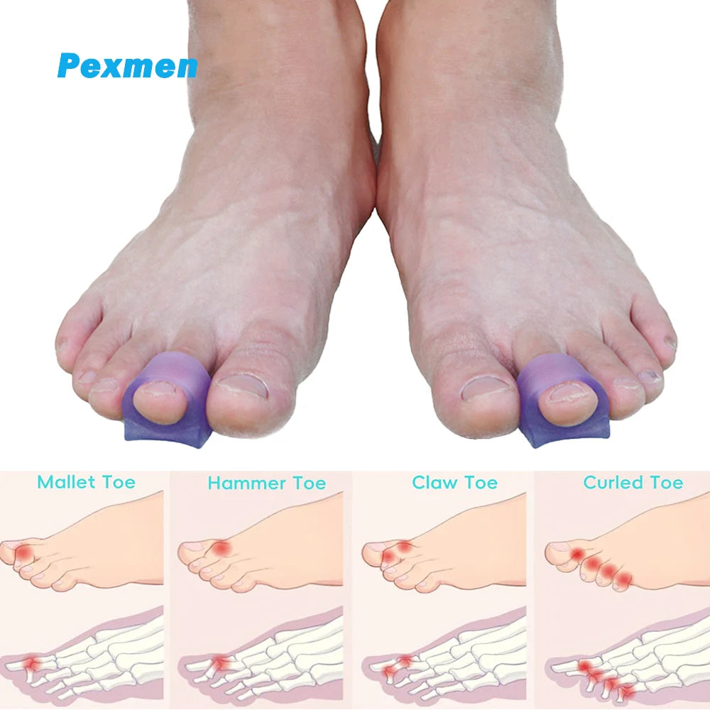 Pexmen 2/4Pcs Hammer Toe Protector