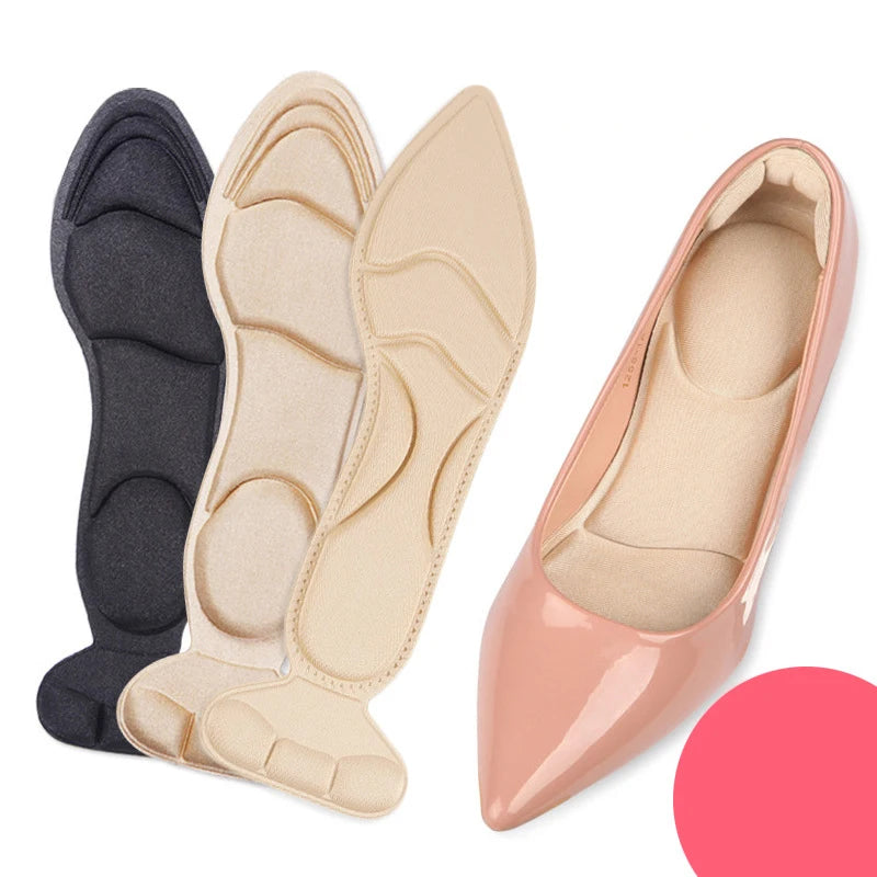 (4pcs) 7 In 1 Memory Foam Insoles for High-heel Shoes
