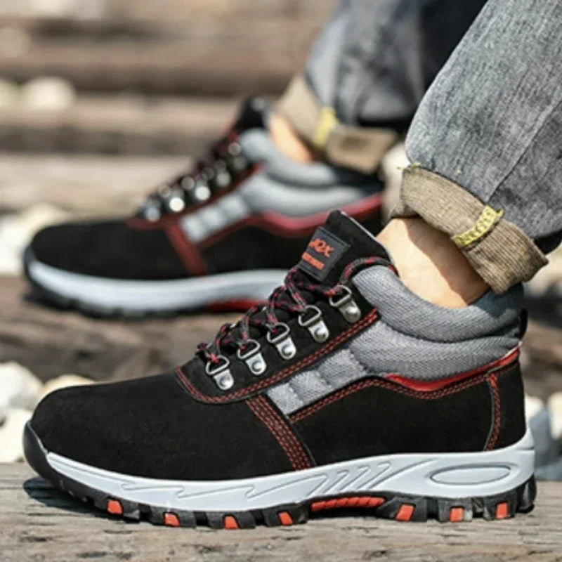 High Quality Men's Safety Steel toe Work Boots