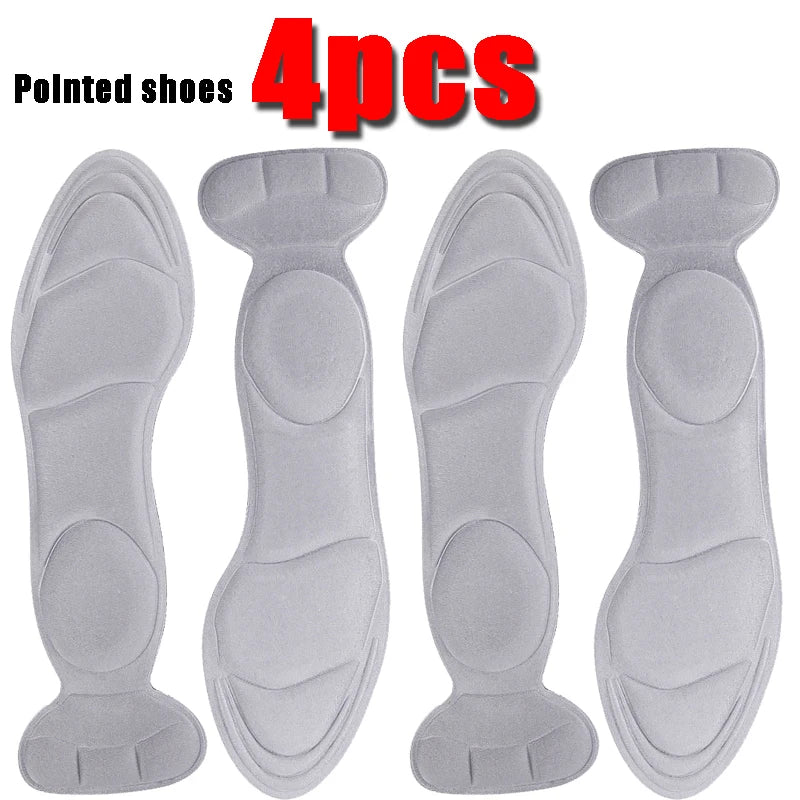 (4pcs) 7 In 1 Memory Foam Insoles for High-heel Shoes