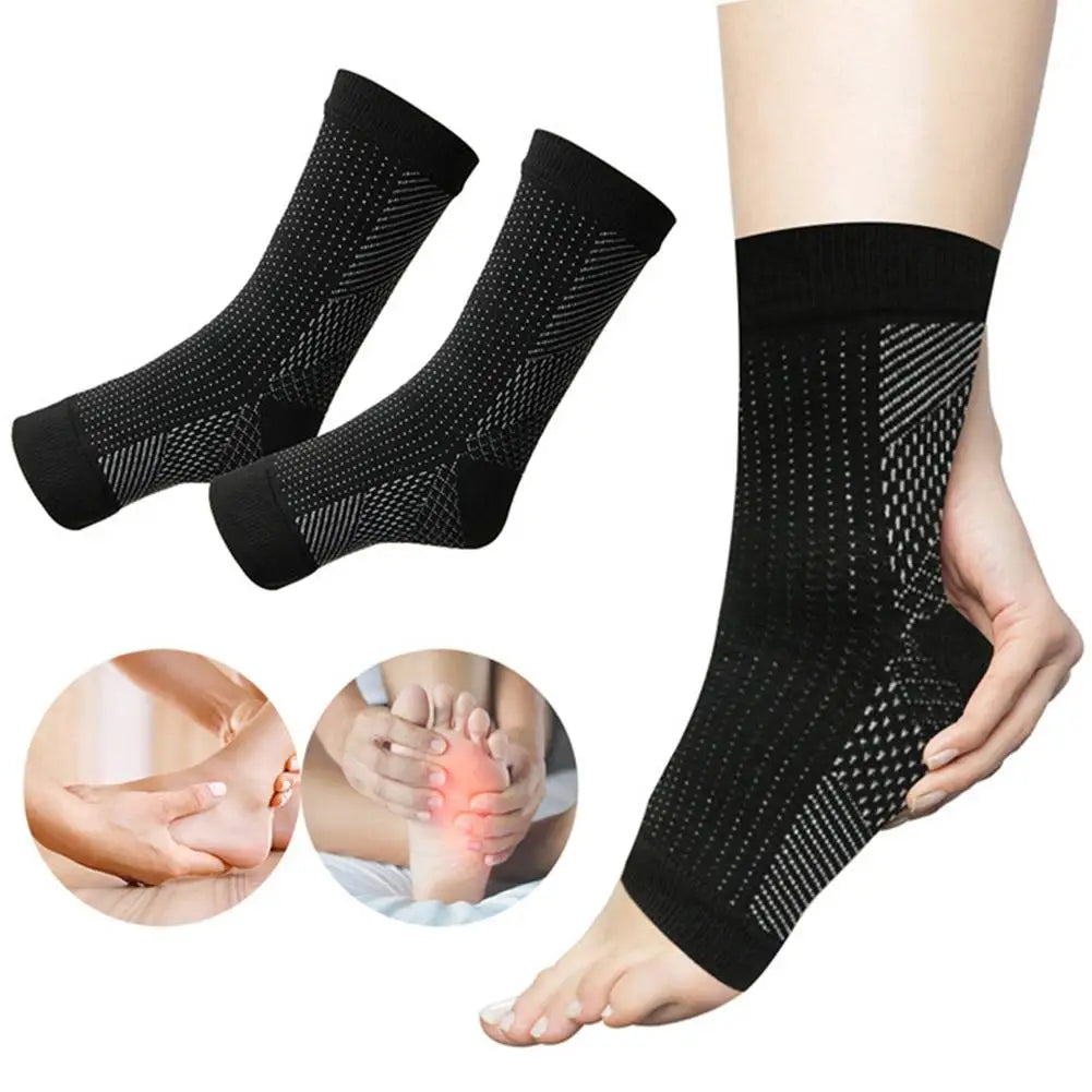 1Pair Neuropathy Socks, Ankle Brace Socks and Tendonitis Compression Socks, For Pain Relief and Plantar Fasciitis for Women Men