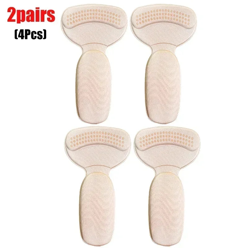 4pcs Insoles Women Heel Spur Pain Relief Foot Cushion High Heels Half Insole Antiwear Protector Stickers Shoe Pads Insole