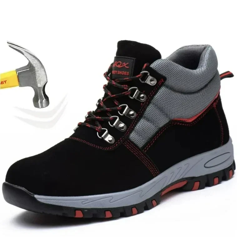 High Quality Men's Safety Steel toe Work Boots