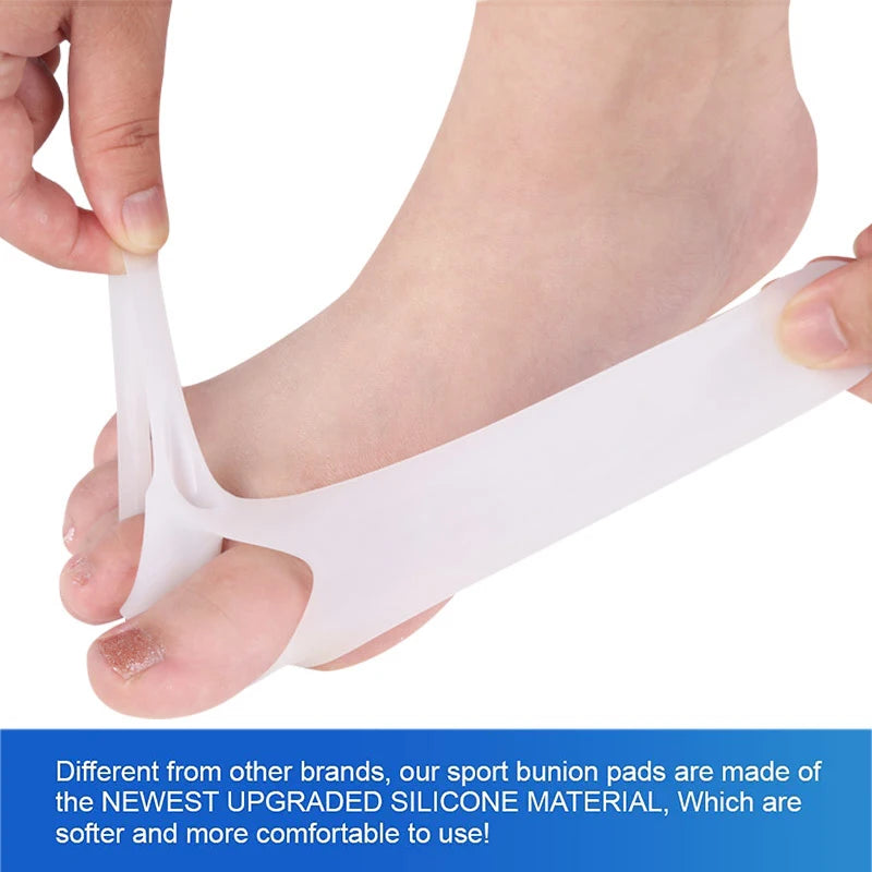 Pexmen (2) 4Pcs Gel Bunion Corrector Toe Spacer
