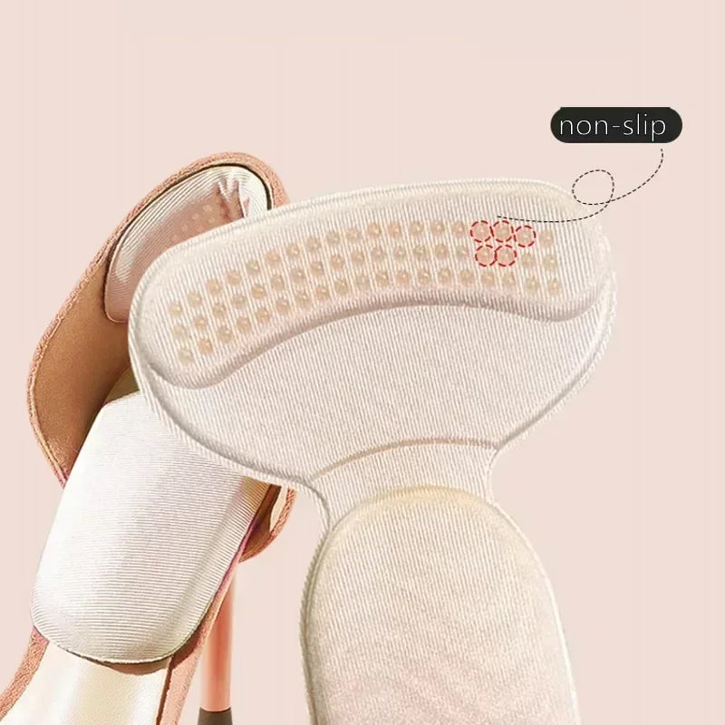 4pcs Insoles Women Heel Spur Pain Relief Foot Cushion High Heels Half Insole Antiwear Protector Stickers Shoe Pads Insole