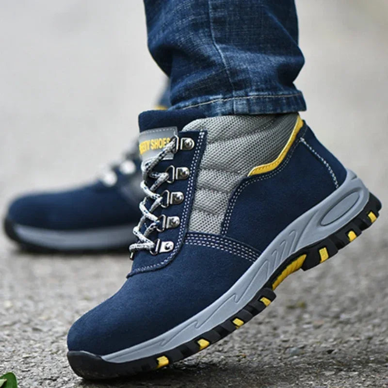 High Quality Men's Safety Steel toe Work Boots