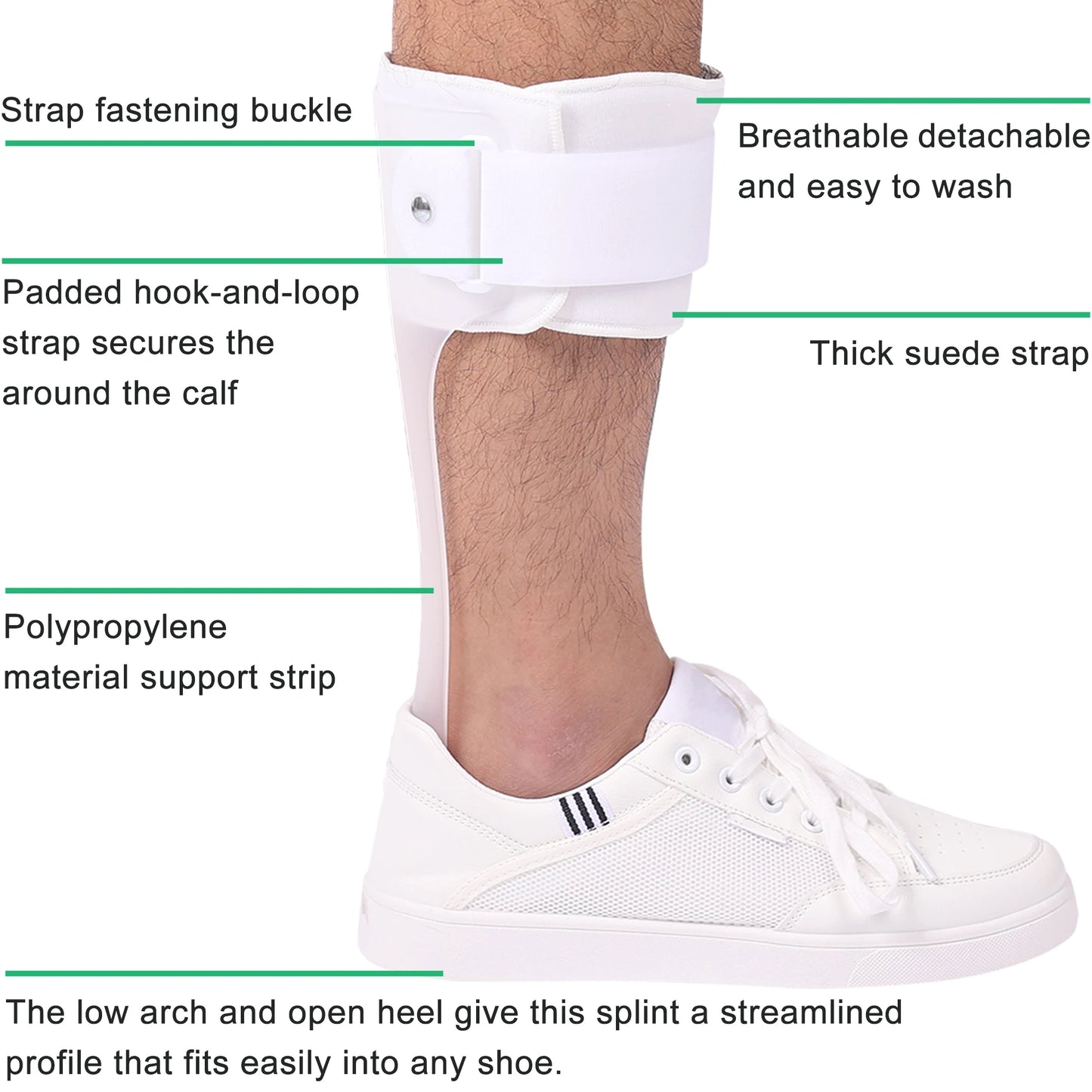 AFO Drop Foot Brace for Walking- Unisex