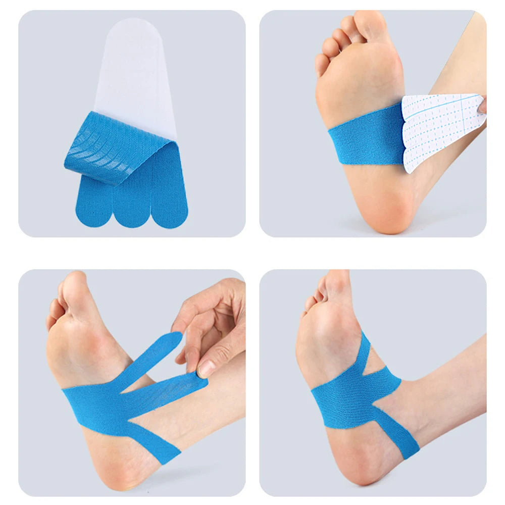 Precut Kinesiology Tape for Plantar Fasciitis and Running 10Pcs/Set