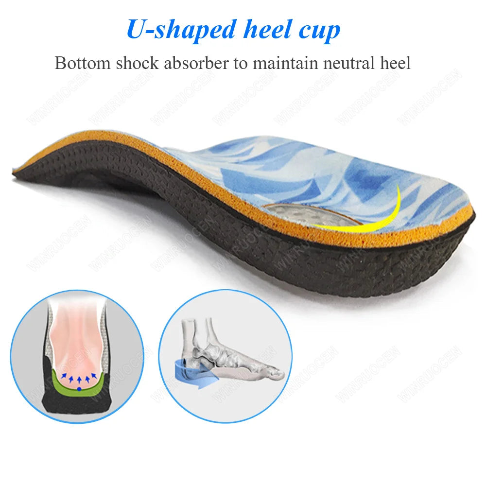 EVA 3/4 Half Arch Support Orthopedic Shoes Insoles For Plantar Fasciitis Men Women Relief Heel Spur Pain Shoe Flat Feet Pads