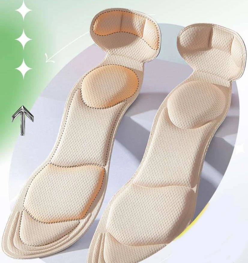 (4pcs) 7 In 1 Memory Foam Insoles for High-heel Shoes