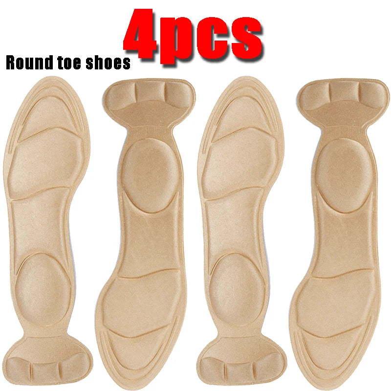 (4pcs) 7 In 1 Memory Foam Insoles for High-heel Shoes