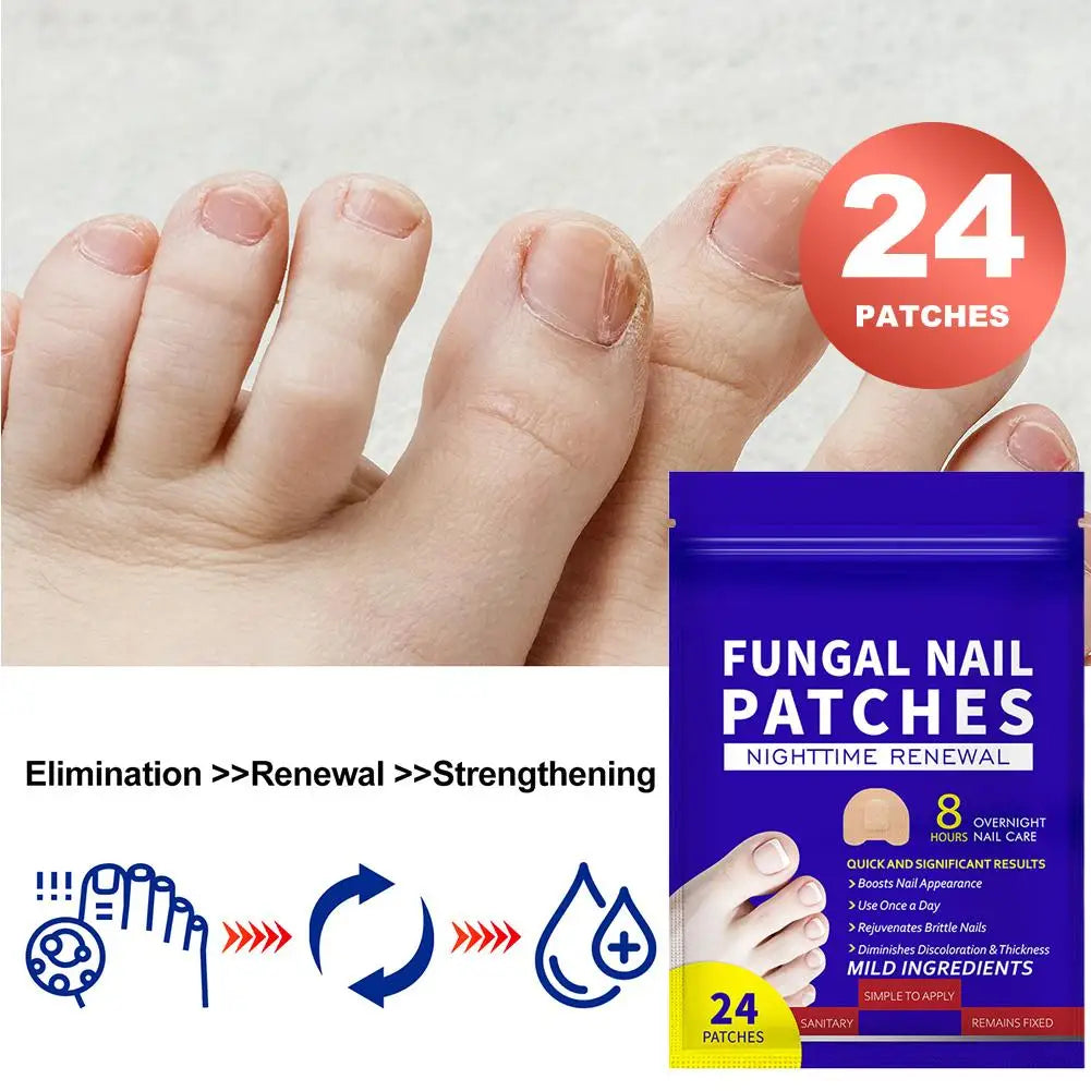 Nail Repair Patches Toenail Fungus- 24PCS/Box