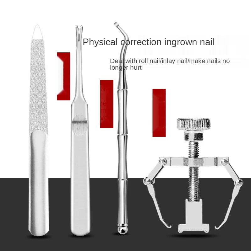 7-10pcs Complete Nail Kit Stainless Steel