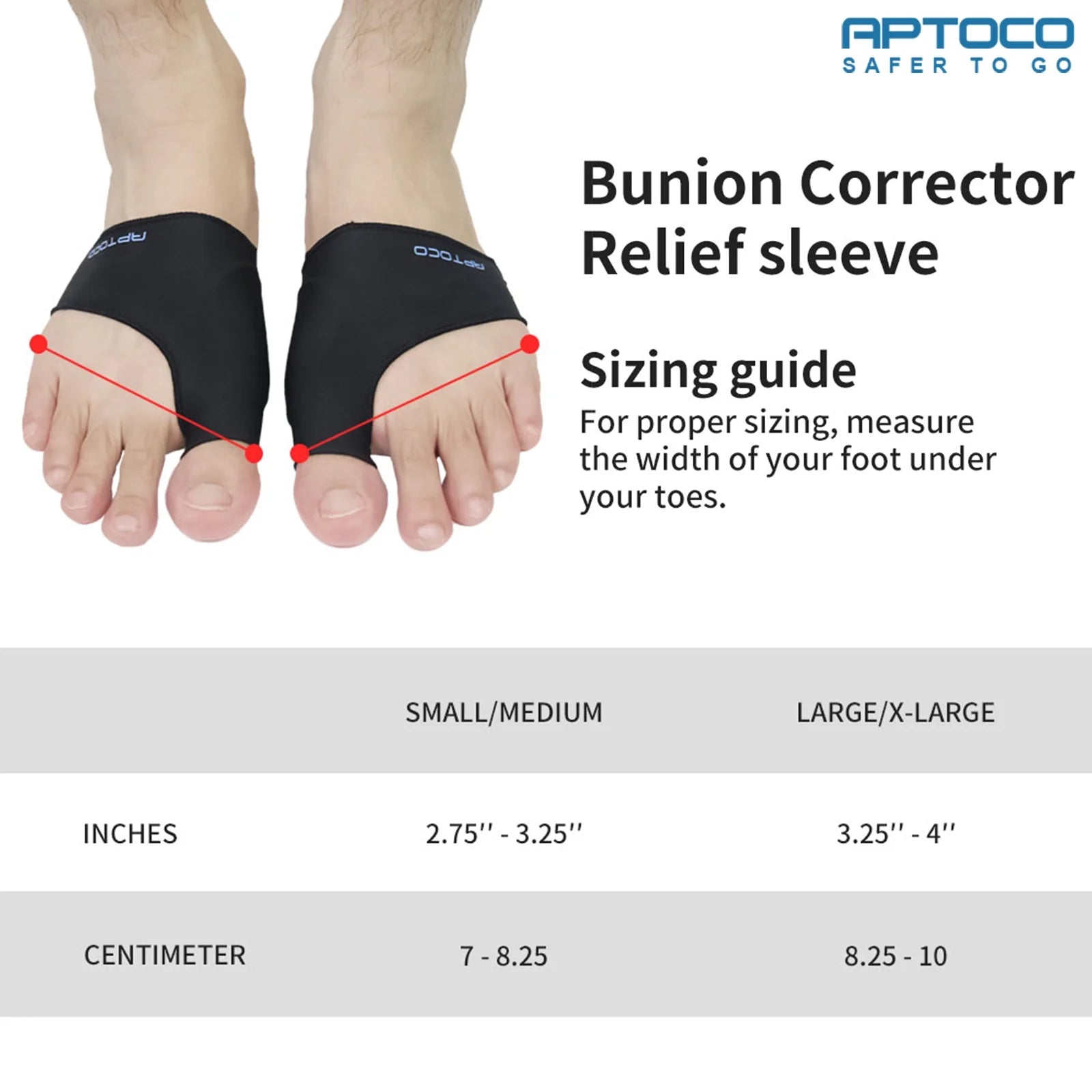 Copper Bunion Corrector, Hallux Valgus Corrector Bunion Sleeves,