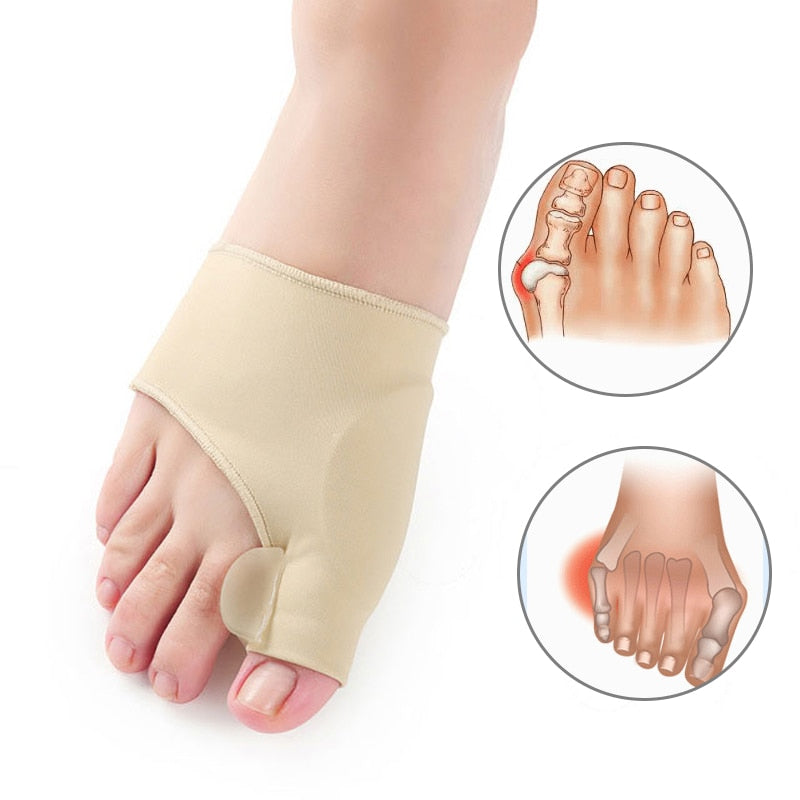 1Pair Toe Separator for Hallux Valgus Bunion