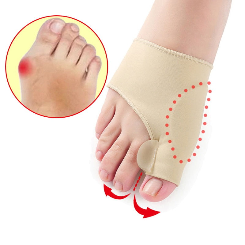 1Pair Toe Separator for Hallux Valgus Bunion