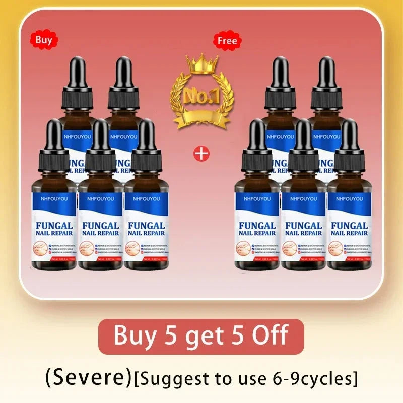 Fungal nail polish with Adhesive Wrap