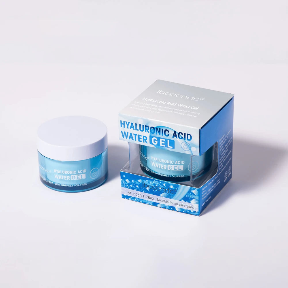 Hyaluronic Acid Hydrating Water Gel/Moisturizing Facial Cream Daily Face Moisturizer for Dry Skin Improve Dryness 50g