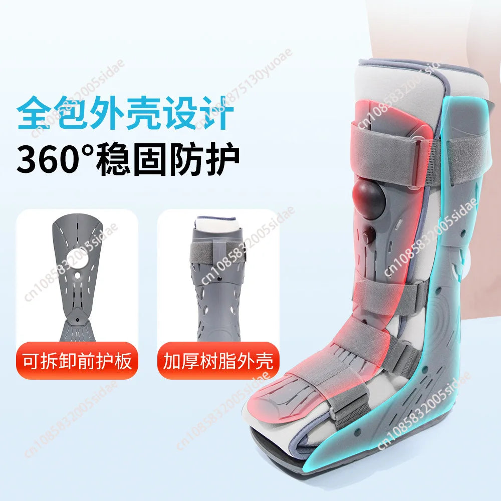Adjustable Cam Walker ROM Walker Boot-Air Fracture Cast Walking Boots-For Foot Ankle Fibula Injury Foot Support