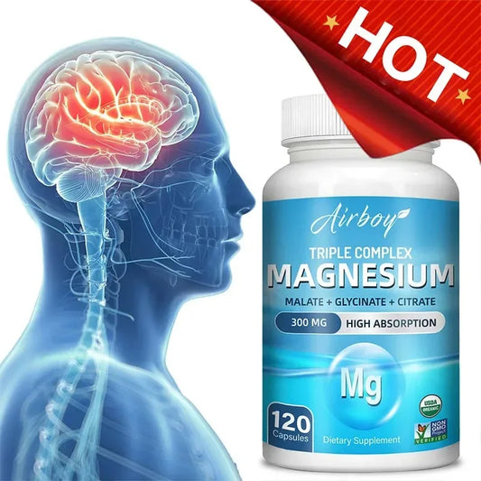 Triple Magnesium Complex - with Glycinate, Malate, and Citrate