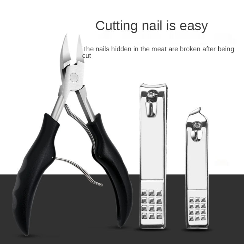 7-10pcs Complete Nail Kit Stainless Steel