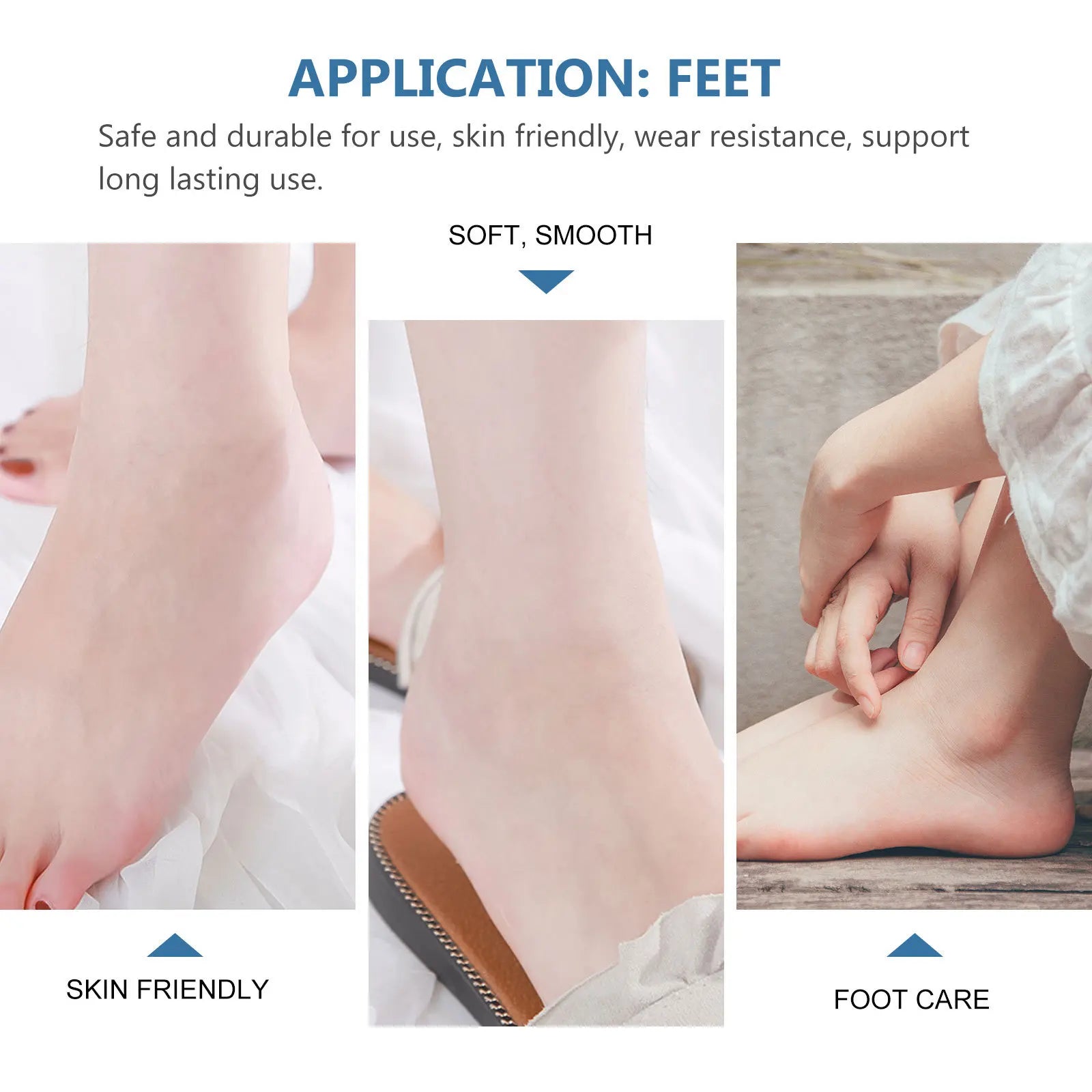 2pcs Foot Pumice Stone Natural Dead Skin Remover Callus Corn Removal Pedicure Tool Set Home Spa Feet Care Accessory Scraping