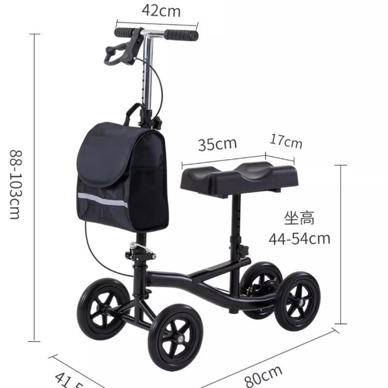 Adjustable Knee Scooter for Offloading Limb
