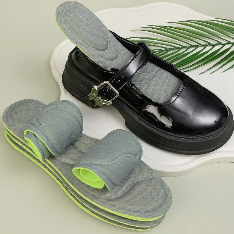 2/6Pcs Sweat Absorbing Memory Foam Insoles