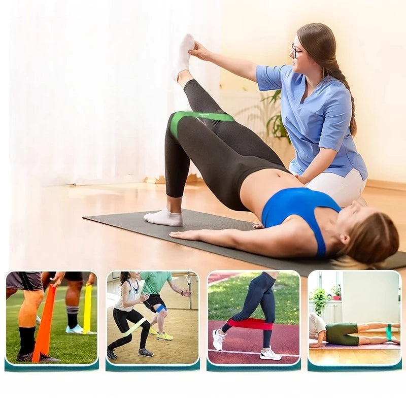 Rehabilitation Resistance Bands Leg Ankle Recovery, Post-Surgery Elastic Exercise Loop, Medical Knee Brace Child's Joint Therapy