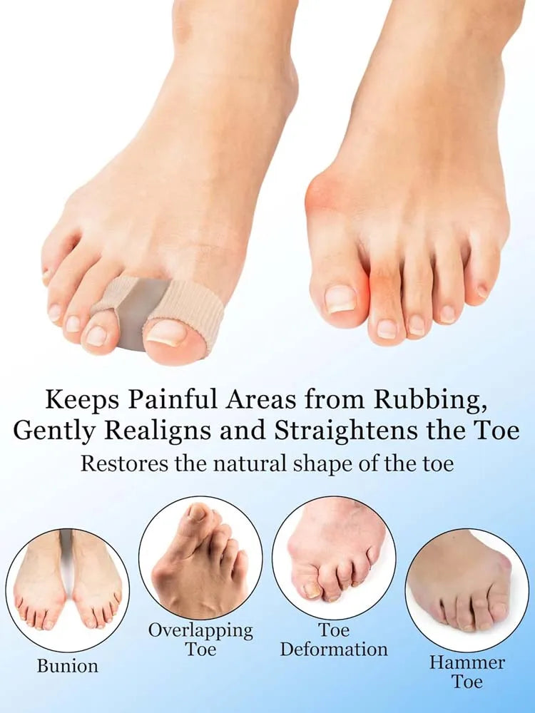 2 Pack Durable Toe Separators for Bunion Pain Relief The Online Foot Store