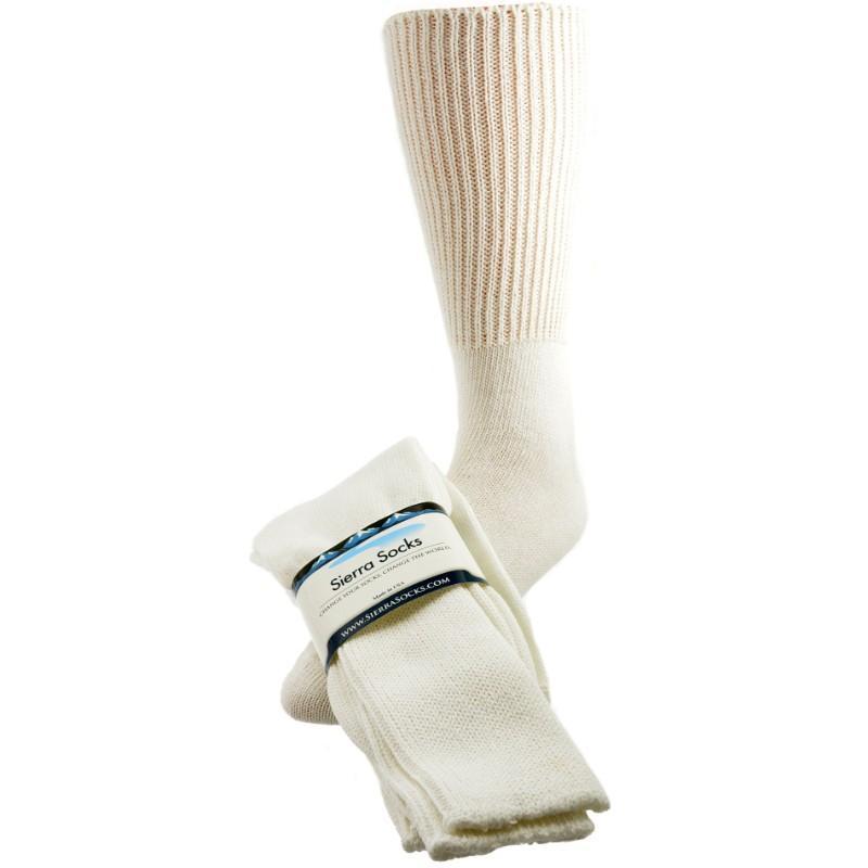 Diabetic Wide Foot and Wide Calf Crew Socks (2 Pair)