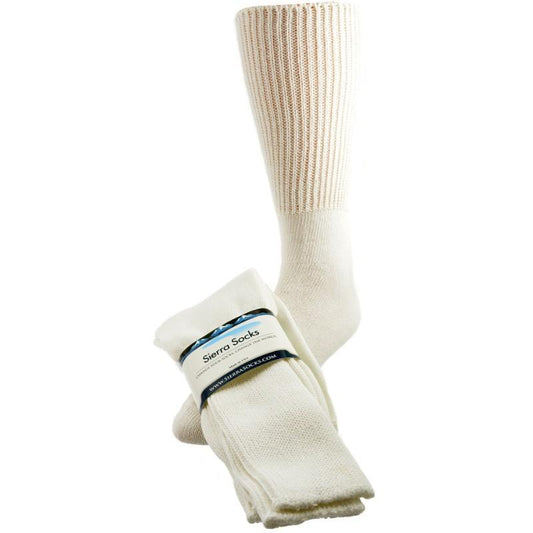 Diabetic Wide Foot and Wide Calf Crew Socks (2 Pair)