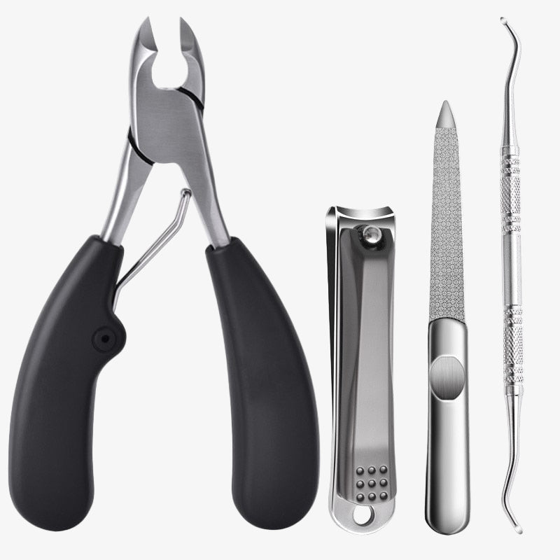 Toe Nail Clippers for Thick Toenails Maroon Asteria