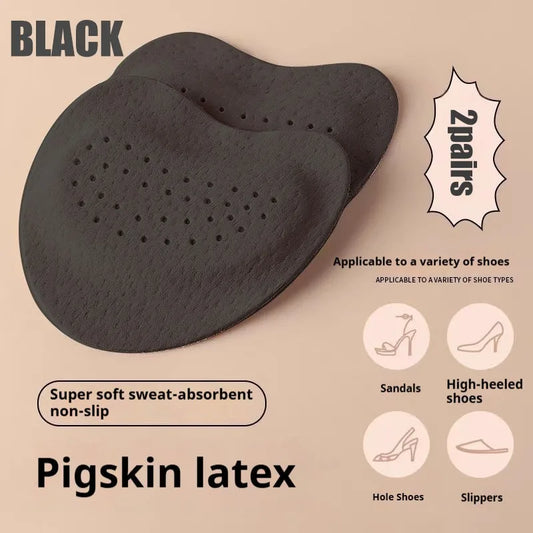 2Pairs Leather Forefoot Pad for Women w/ High Heels