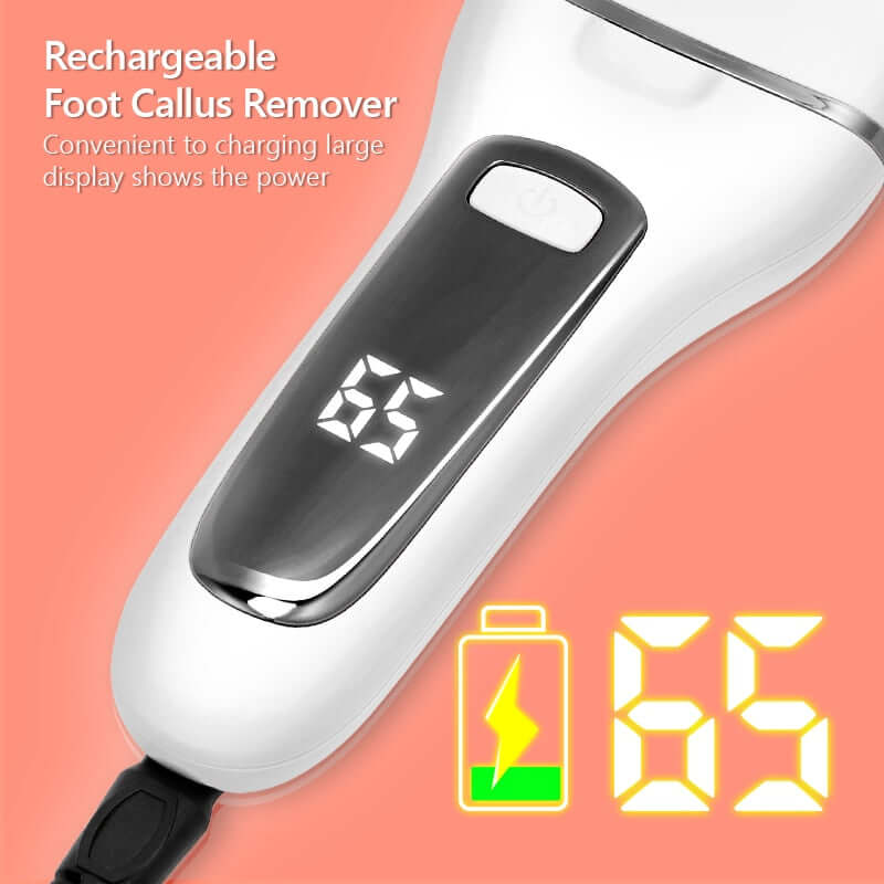 Electric Pedicure Tools Foot Care File Heel Hard Skin Remove Maroon Asteria