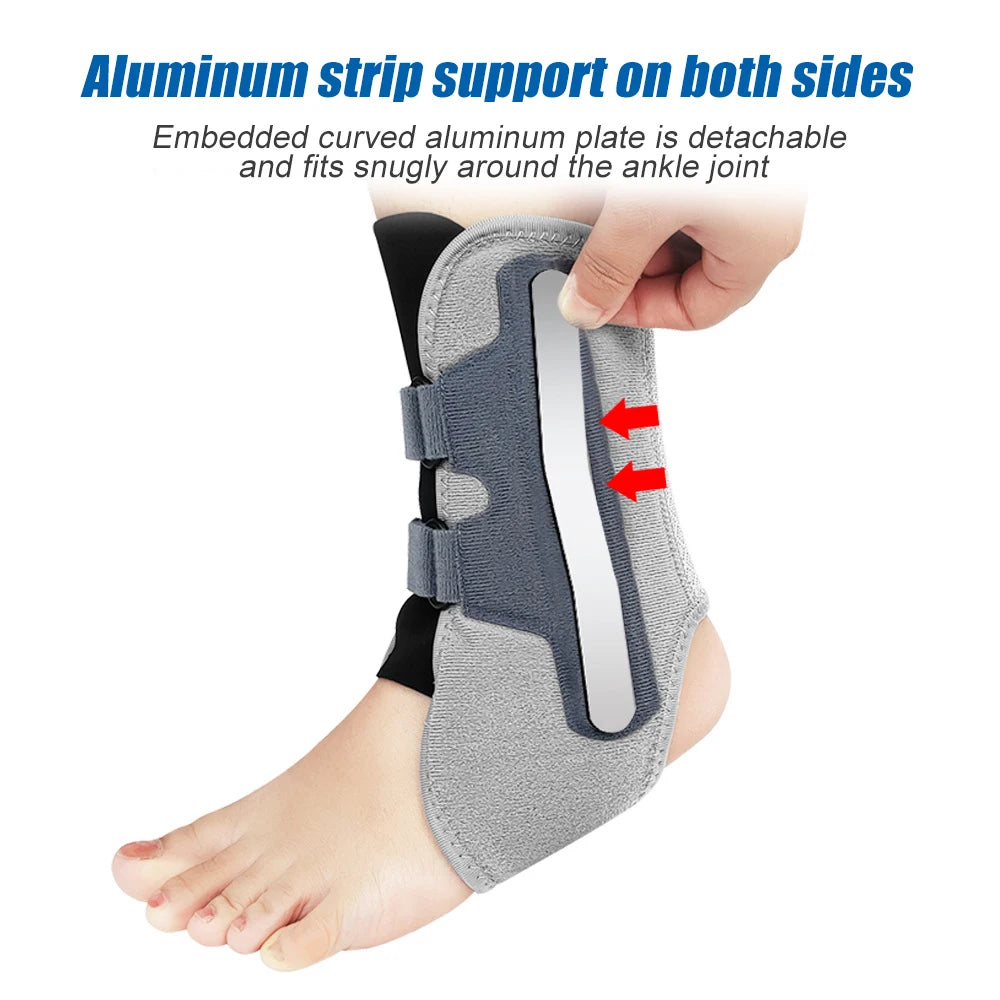 1PCS Sports Ankle Brace with Adjustable Straps for Moderate Lateral Ankle Sprain-for Basketball, Volleyball, Football, Tennis