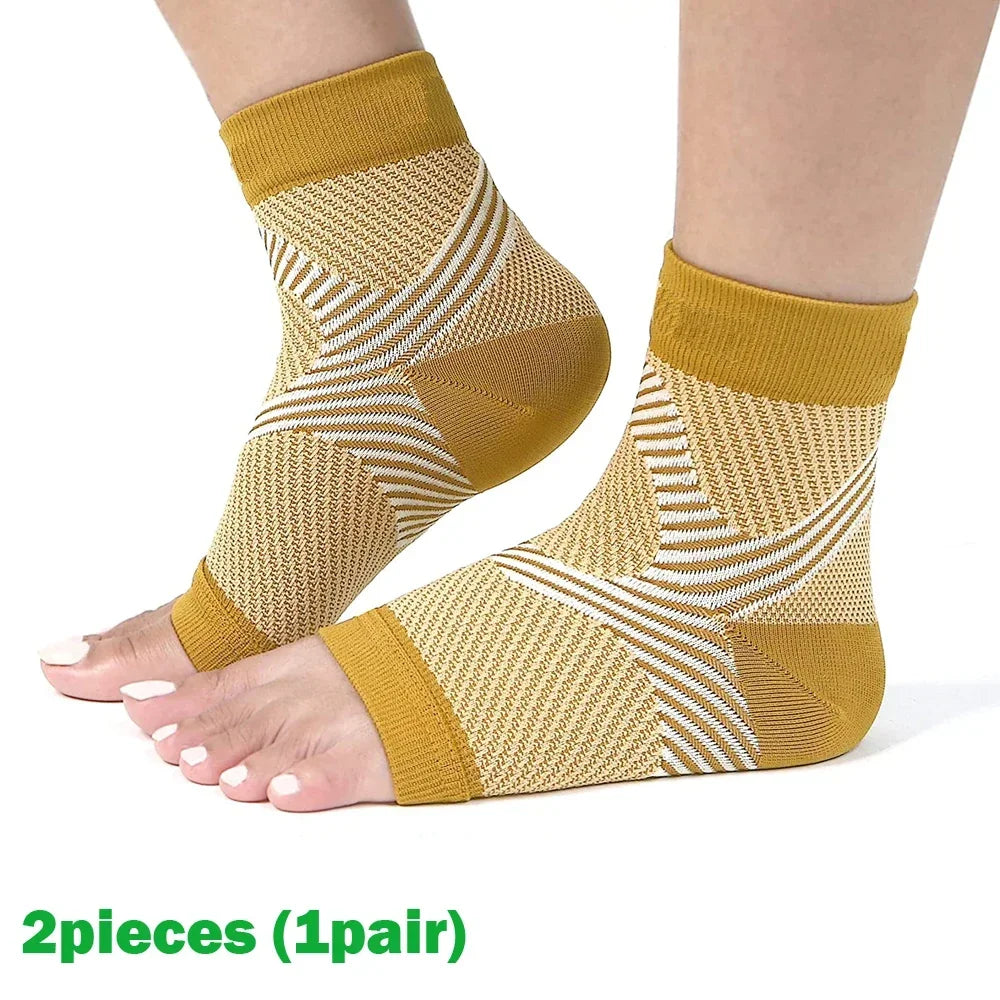 1Pair  Plantar Fasciitis Splint Night Compression Sock Heel Supports for Heel Pain Plantar Fasciitis Support Foot Braces