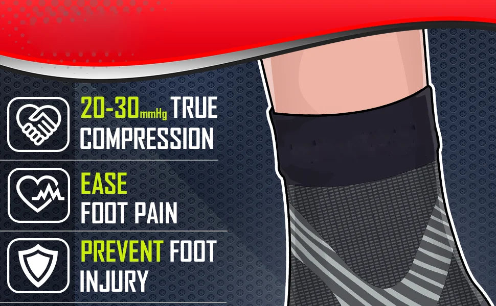 1Pair  Plantar Fasciitis Splint Night Compression Sock Heel Supports for Heel Pain Plantar Fasciitis Support Foot Braces