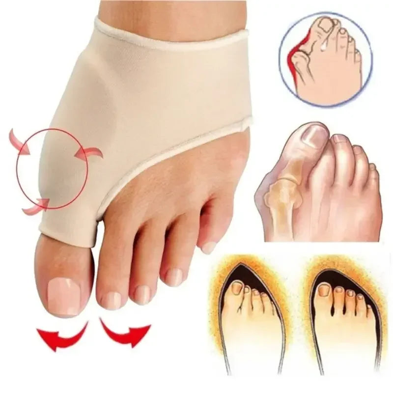Toes Separator Socks Thumb Adjuster Straightener Feet Bone Orthotics Appliance Hallux Valgus Splint Sleeve Bunion Corrector