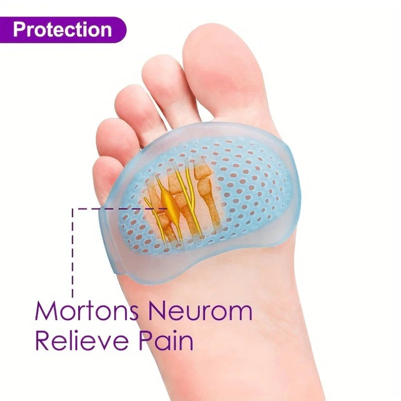 1Pair of Silicone Metatarsal Pads