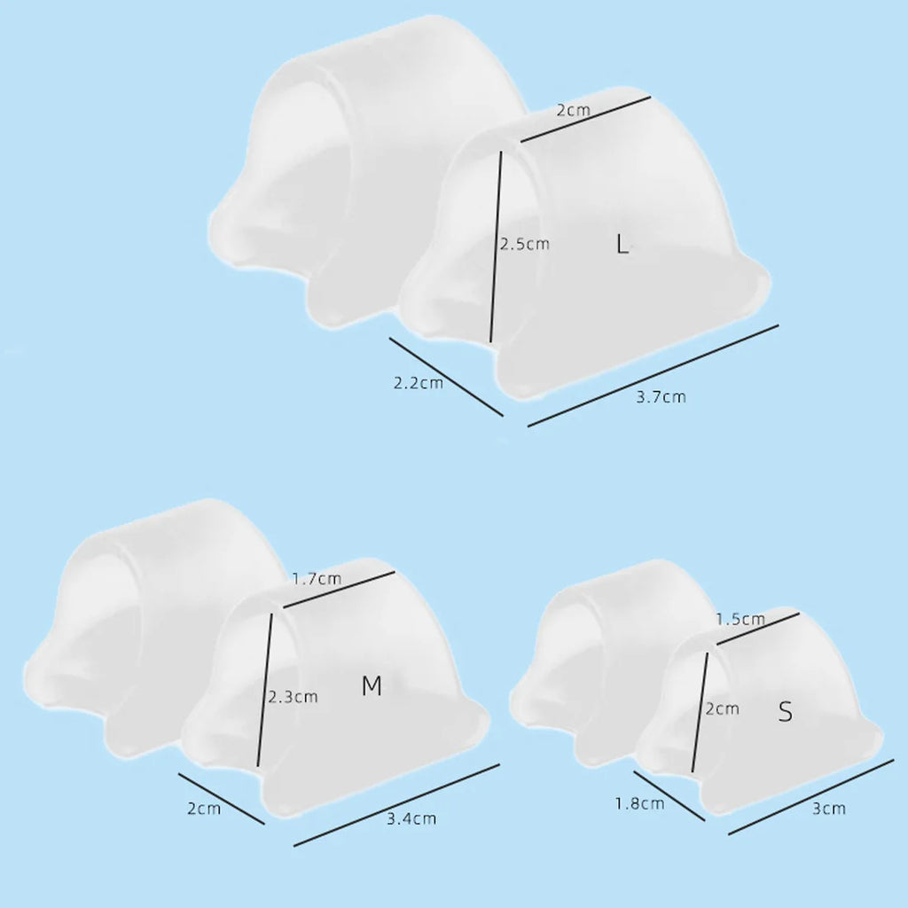 2Pcs Hammer Toe Corrector Hammertoe Straightener for Curled Crooked Bent Claw and Overlapping Toes Bunion Pads