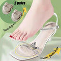2Pairs Leather Forefoot Pad for Women w/ High Heels