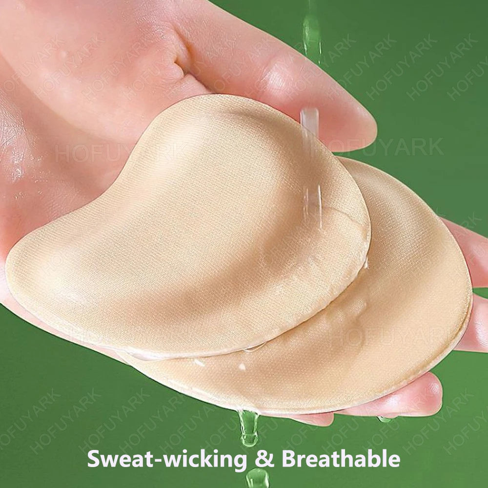 8Pcs Forefoot Pad Pain Relief Insert Half Size Insoles Non-slip Cushion Shoe Breathable Sweat Absorbing Foot Pads for Shoes