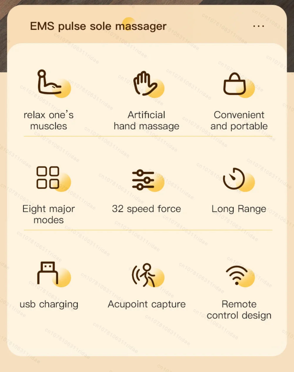 EMS Foot Massager Electric Stimulator for Circulation Feet Legs Heating Pulse Muscle Massage Device Body Massage Losing Weight