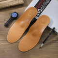 1 Pair Leather Orthopedic Insoles – Arch Support for Flat Feet The Online Foot Store