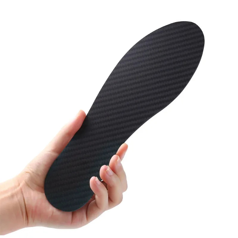 1 Pair 1.2mm Carbon Fiber Insole and Shock-absorbing Insole, Foot Fractures, Hallux Rigidus and Limitus, Rigid Shoe Insert
