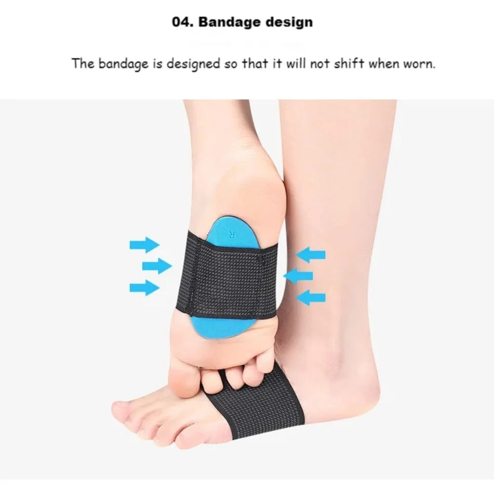 2Pcs EVA Flat Feet Arch Support